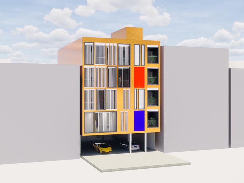 طراحی آپارتمان 7 واحدی بلوار ابونصر شیراز